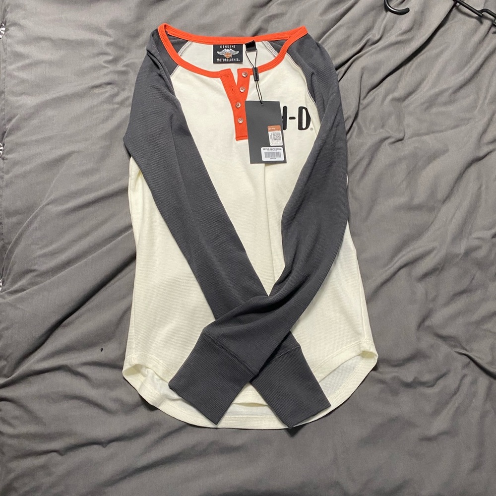 Women’s Harley Davidson Henley long sleeve